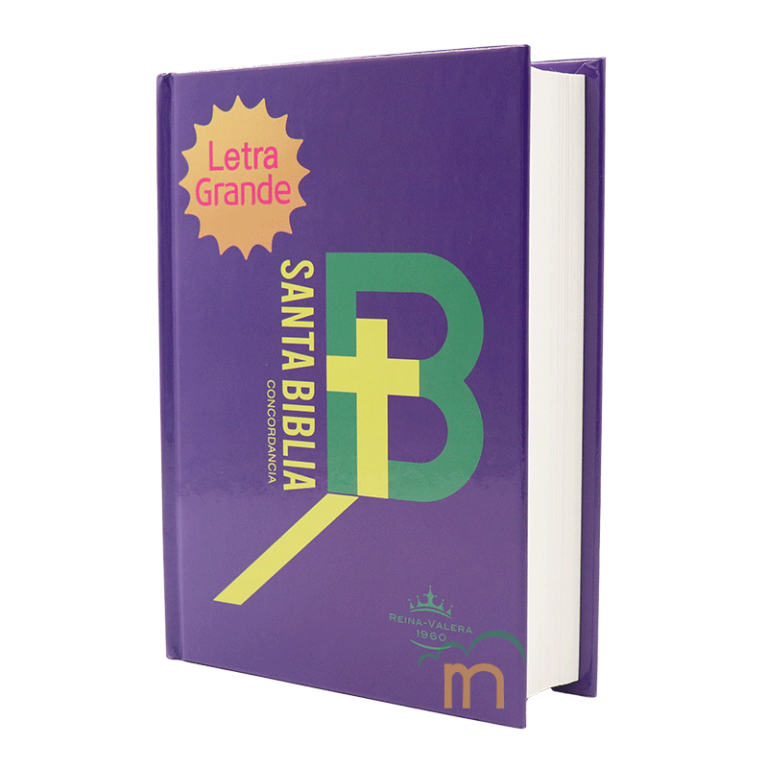 Biblia RVR1960 chica tapa dura purpura DR RVR043cLG 9pt