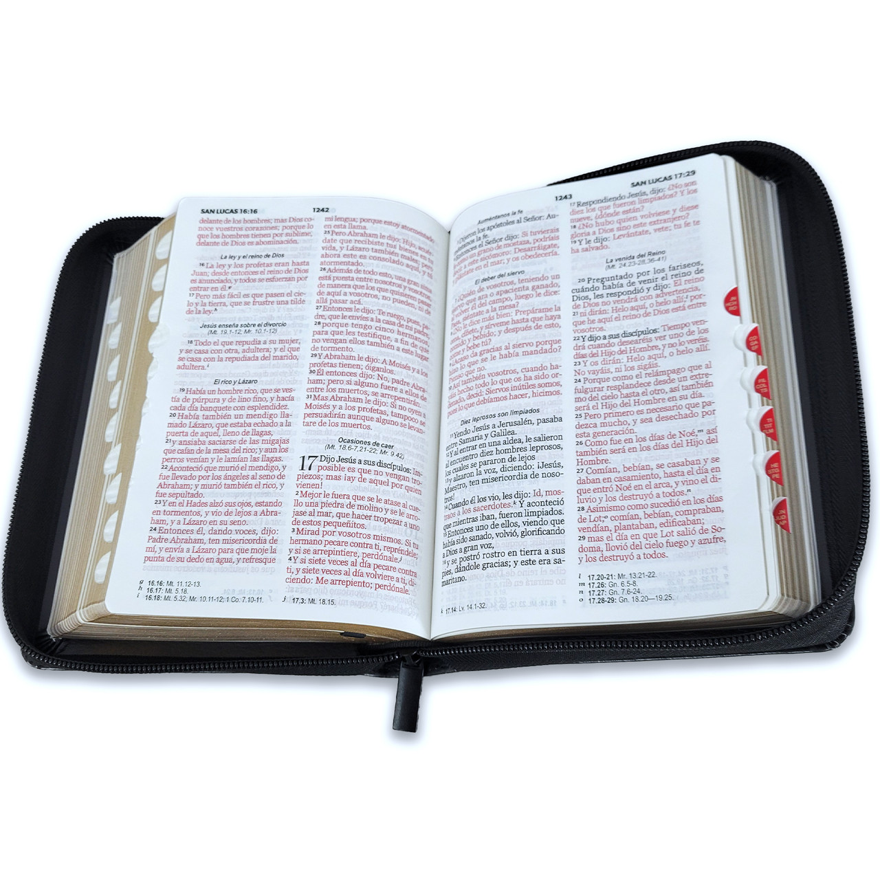 Biblia RVR1960 fortaleza aguila 2 im piel índice cierre 10pt