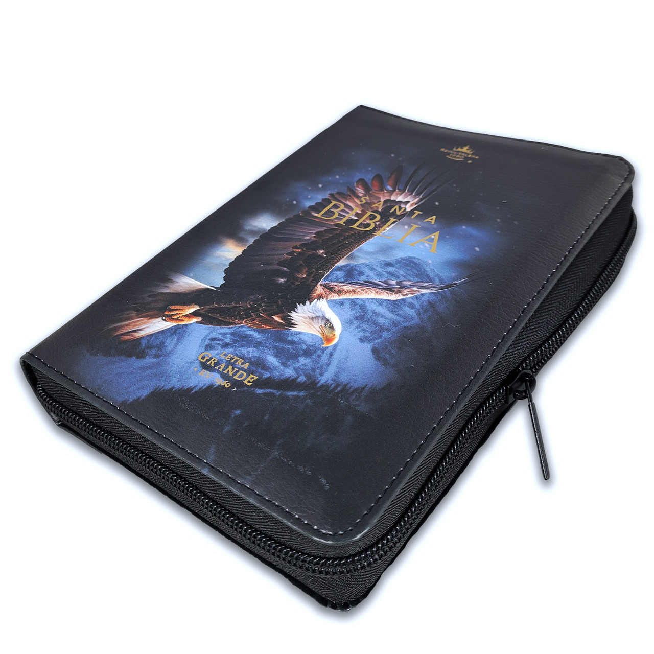 Biblia RVR1960 fortaleza aguila 2 im piel índice cierre 10pt