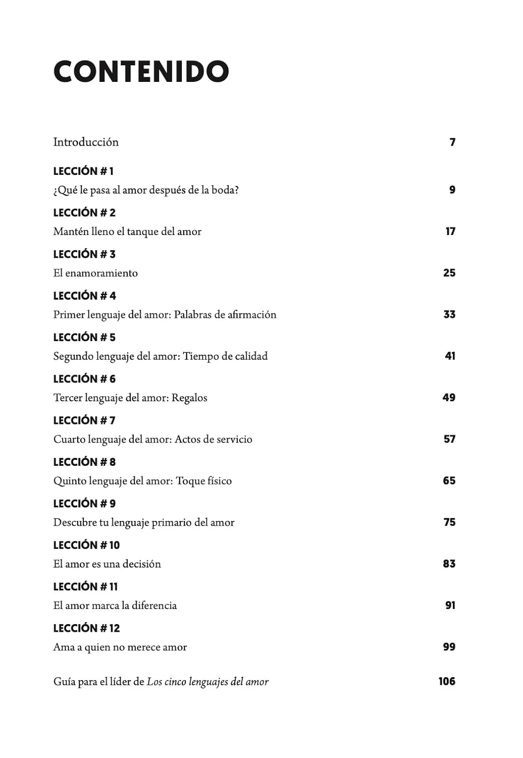 Los 5 lenguajes del amor – Cuaderno de ejercicios