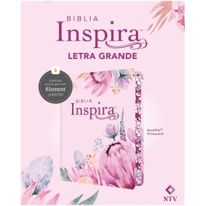 Biblia NTV Inspira con Filament primaveral grande 10.5pt