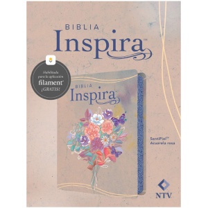 Biblia NTV Inspira con Filament acuarela rosa 8.25pt