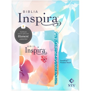 Biblia NTV Inspira con Filament paraíso floral 8.25pt