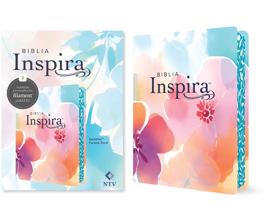 Biblia NTV Inspira con Filament paraíso floral 8.25pt