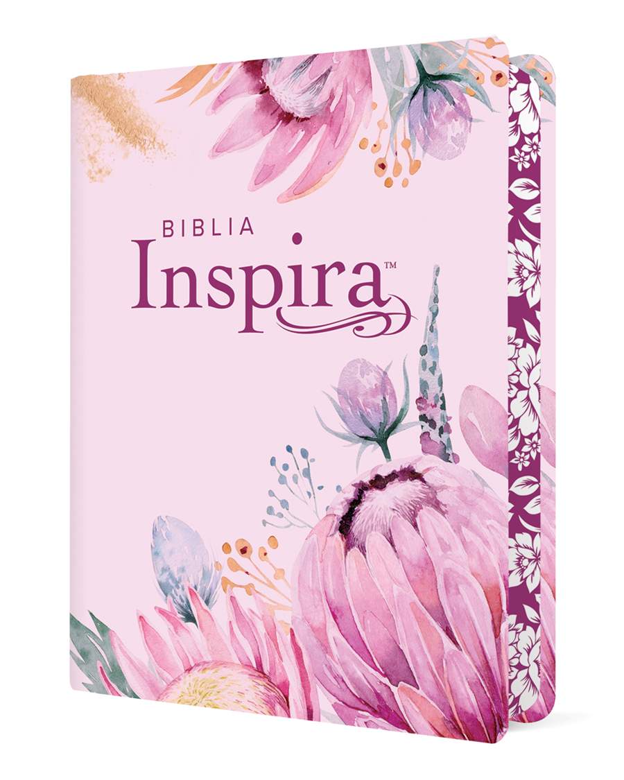 Biblia NTV Inspira con Filament primaveral grande 10.5pt