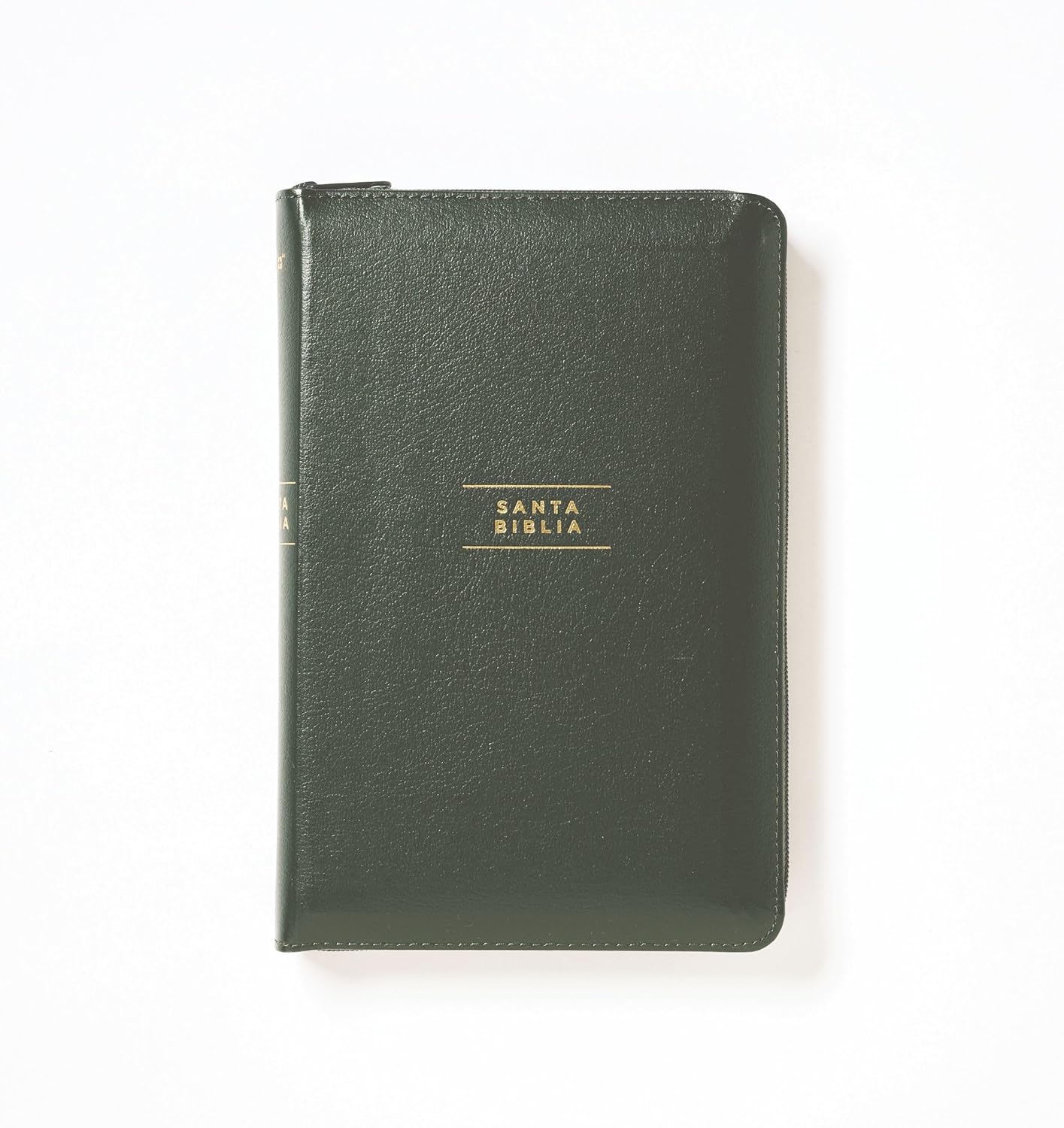 Biblia NVI 2022 piel revisada compacta con cierre