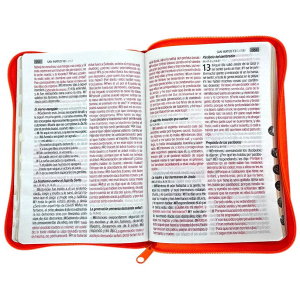 Biblia Rvr1960 Mediana Lt Gde Covertex Naranja 12pt - Image 2