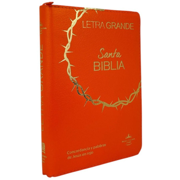 Biblia Rvr1960 Mediana Lt Gde Covertex Naranja 12pt - Image 4