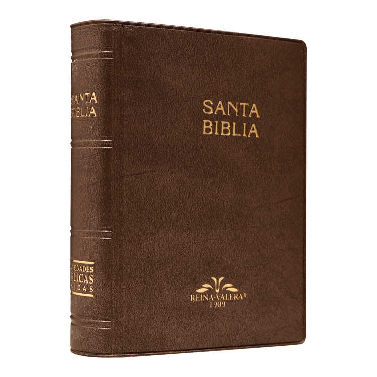 Biblia RV1909 bolsillo vinil cafe VR022LM 8P