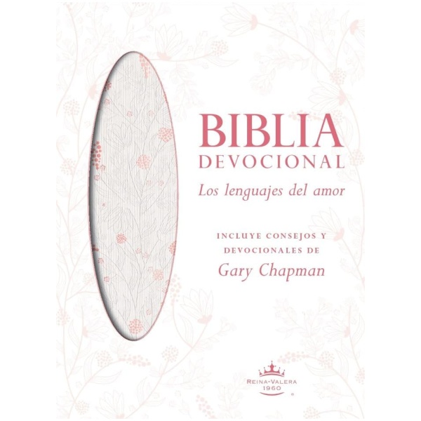 Biblia RVR1960 Devocional lenguajes del amor oro rosa im piel - Image 2