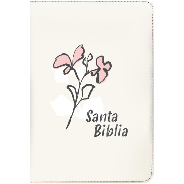 Biblia NTV compacta con filament beige sim piel lt gde cierre 10pt - Image 2