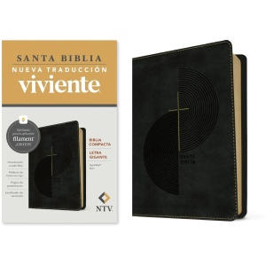 Biblia NTV compacta con filament gris sim piel lt gde 10pt
