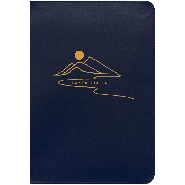 Biblia NTV compacta con filament azul sim piel lt gde cierre 10pt - Image 2