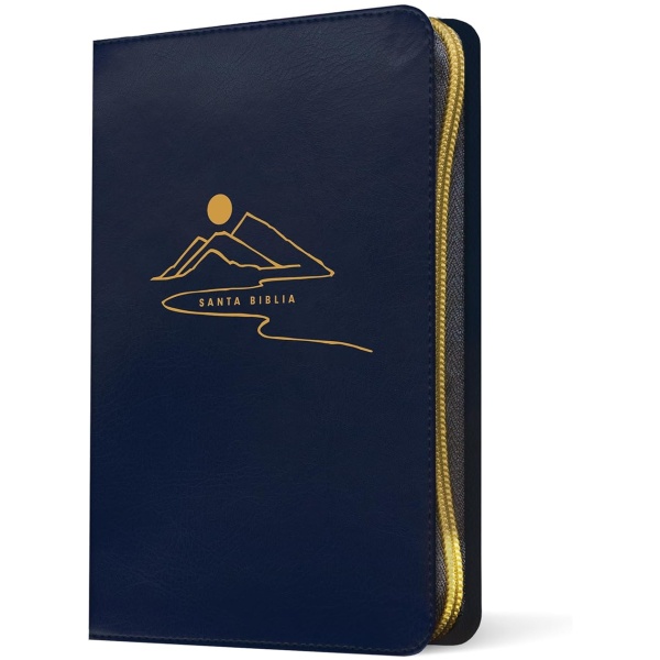 Biblia NTV compacta con filament azul sim piel lt gde cierre 10pt - Image 4