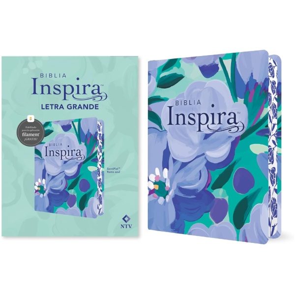 Biblia Ntv Inspira Con Filament Ramo Azul Lt Grande 10.5pt - Image 10