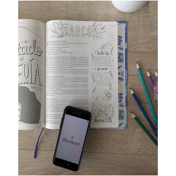 Biblia Ntv Inspira Con Filament Ramo Azul Lt Grande 10.5pt - Image 4