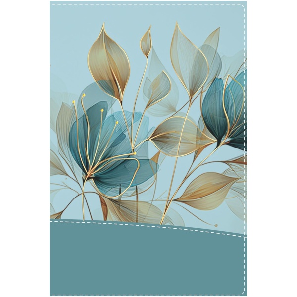 Biblia RVR1960 Mujer conforme al corazón de Dios edicion petalos im piel
