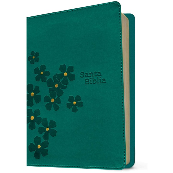 Biblia NTV compacta con filament turquesa sim piel10pt - Image 4