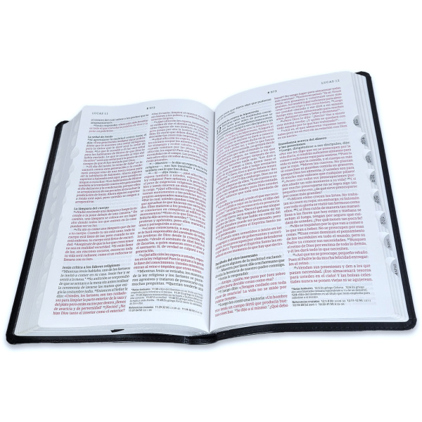 Biblia NTV Ultrafina filament negro sim piel índice 8.75pt - Image 5