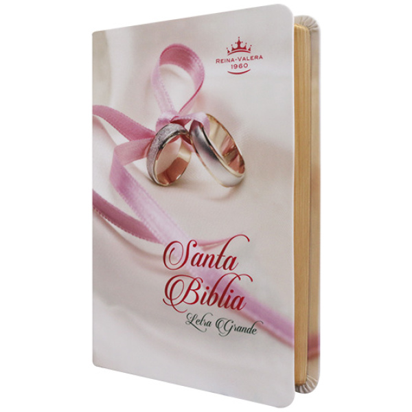 Biblia RVR1960 mediana l gde vinil anillos RVR065LG WR