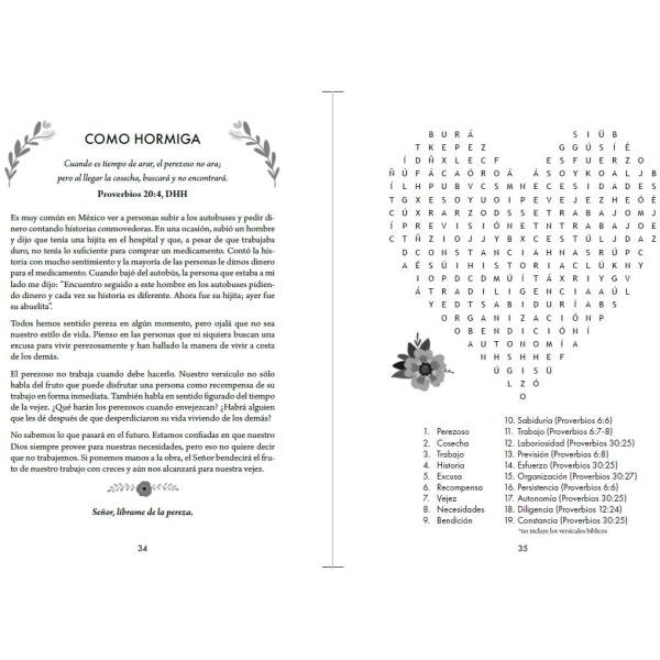 100 devocionales para mujeres con sopa de letras (letra grande) - Image 4