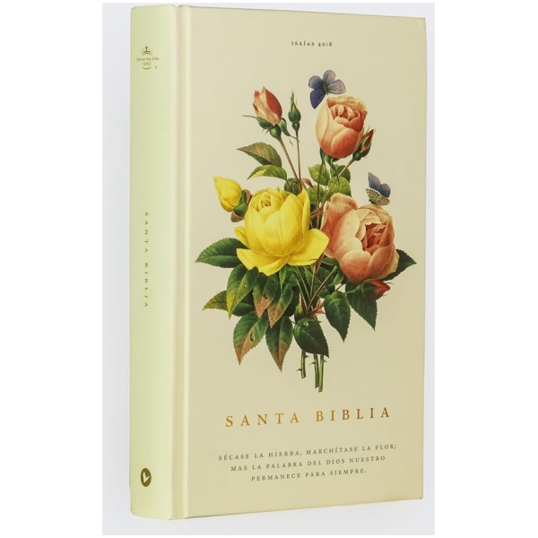 Biblia RVR1960 premios y regalos floral tapa dura 10.5pt - Image 4