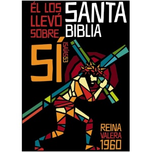 Biblia RVR1960 premios y regalos Isaias 53 tapa dura 10.5pt