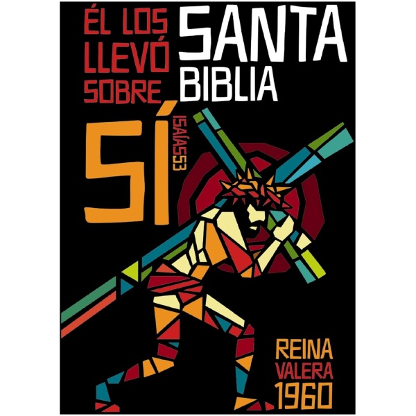 Biblia RVR1960 premios y regalos Isaias 53 tapa dura 10.5pt