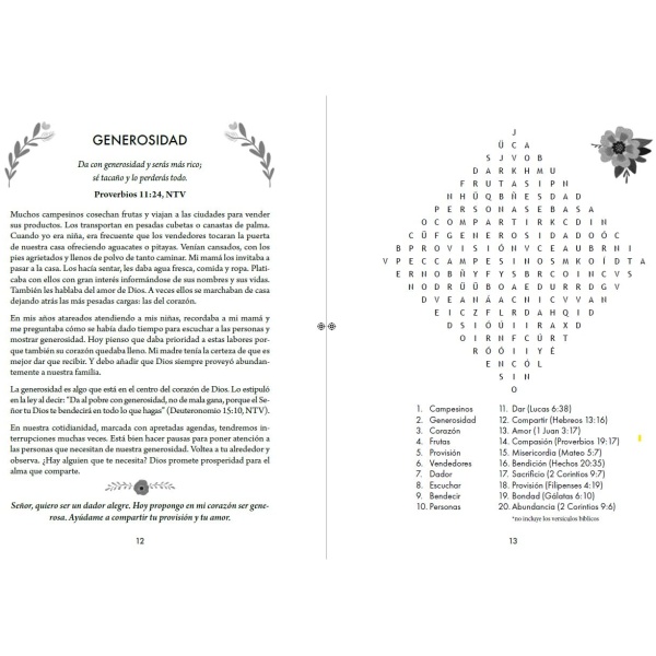 100 devocionales para mujeres con sopa de letras (letra grande) - Image 3
