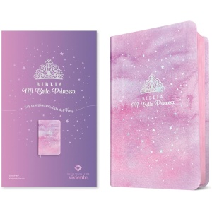 Biblia NTV Mi bella princesa  rosa sim piel 6.6pt