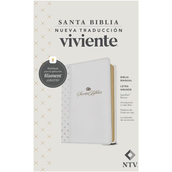 Biblia NTV manual con filament  blanco 12p - Image 4