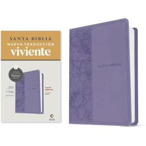 Biblia NTV valor premium con filament purpura sim piel 8.25pt