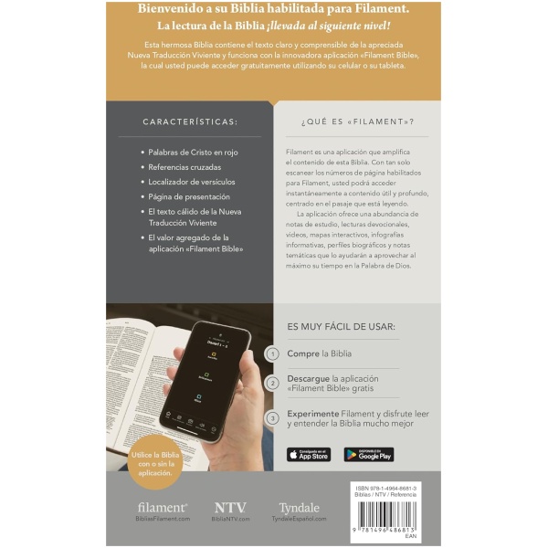 Biblia NTV Ultrafina con filament verde sim piel 8.75p - Image 2