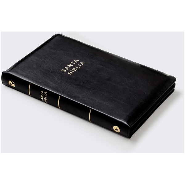 Biblia NBLA Ultrafina negro im piel manual cierre 10pt - Image 3