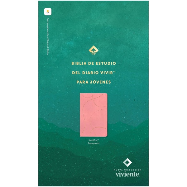 Biblia NTV Estudio diario vivir para jovenes con filament rosa sim piel 8.25pt - Image 4