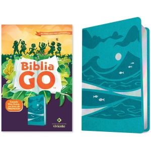 Biblia NTV GO para niños verde azulado sim piel lt gde cierre 9.5pt