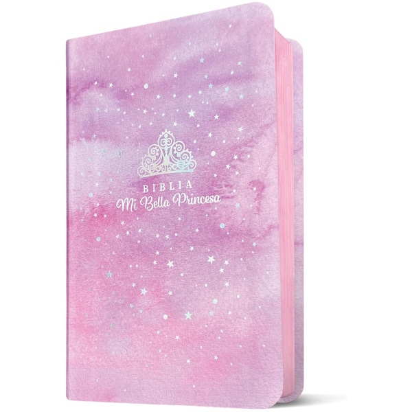Biblia NTV Mi bella princesa  rosa sim piel 6.6pt - Image 4
