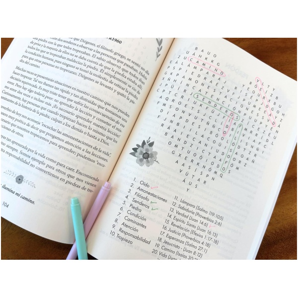 100 devocionales para mujeres con sopa de letras (letra grande) - Image 6
