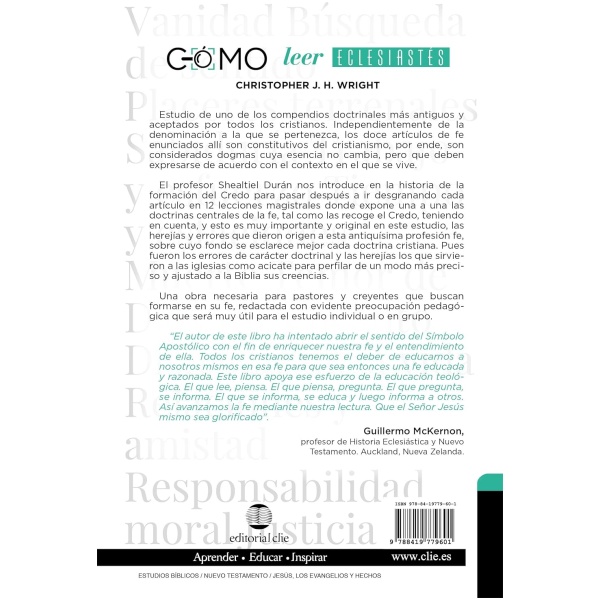 Cómo leer Eclesiastés: Cuestionando la fe en un mundo desconcertante - Image 2