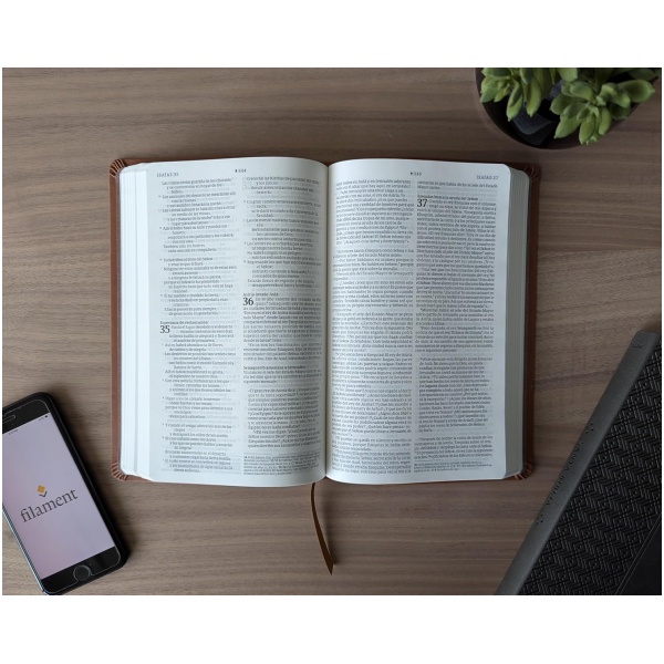 Biblia NTV valor premium con filament café sim piel 8.25pt - Image 6