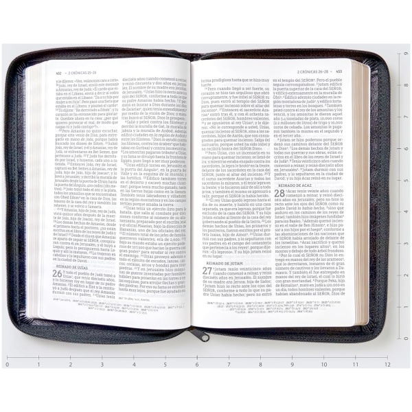 Biblia NBLA Ultrafina negro im piel manual cierre 10pt - Image 6