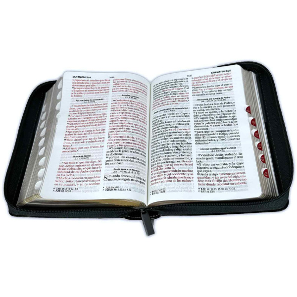 Biblia RVR1960 Expresate leon negro im piel cierre índice 11pt PJR - Image 3