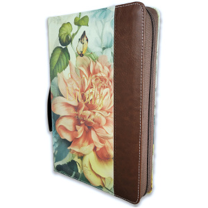 Biblia RVR1960 Pretty marron cto pintado im piel cierre índice TM 12.5P