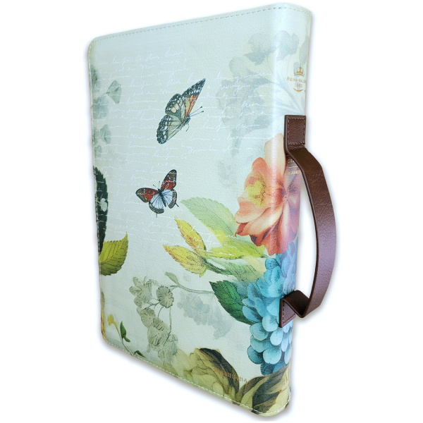 Biblia RVR1960 Pretty marron cto pintado im piel cierre índice TM 12.5P - Image 2