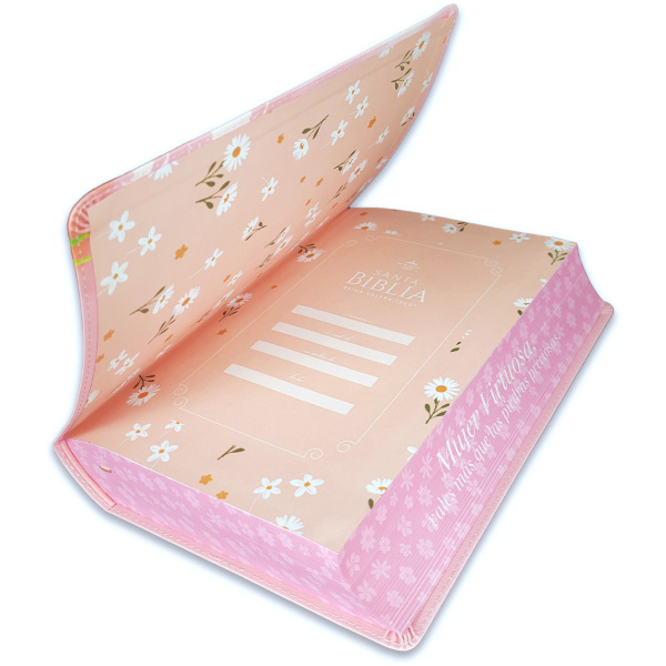 Biblia RVR1960 Sabiduria sup gig mujer virtuosa cto pintado im piel TG 19pt - Image 2