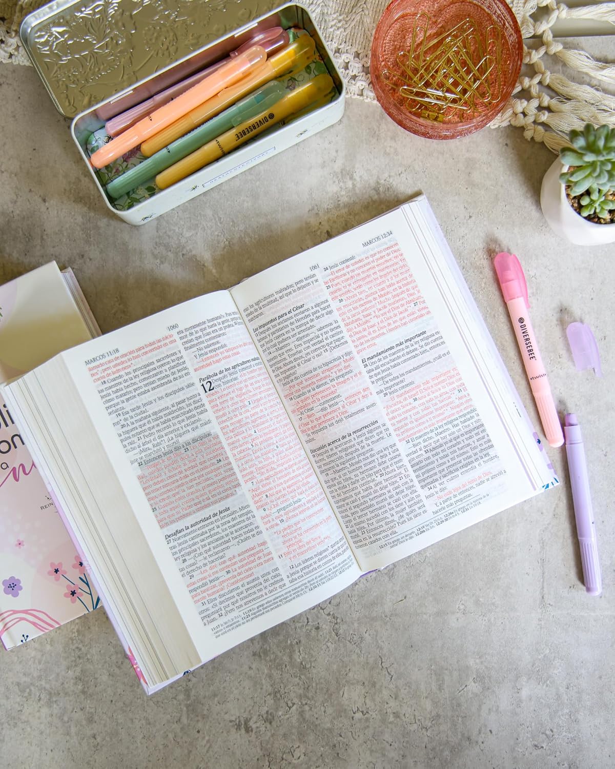 Biblia NTV de promesas para niñas rosa tapa dura
