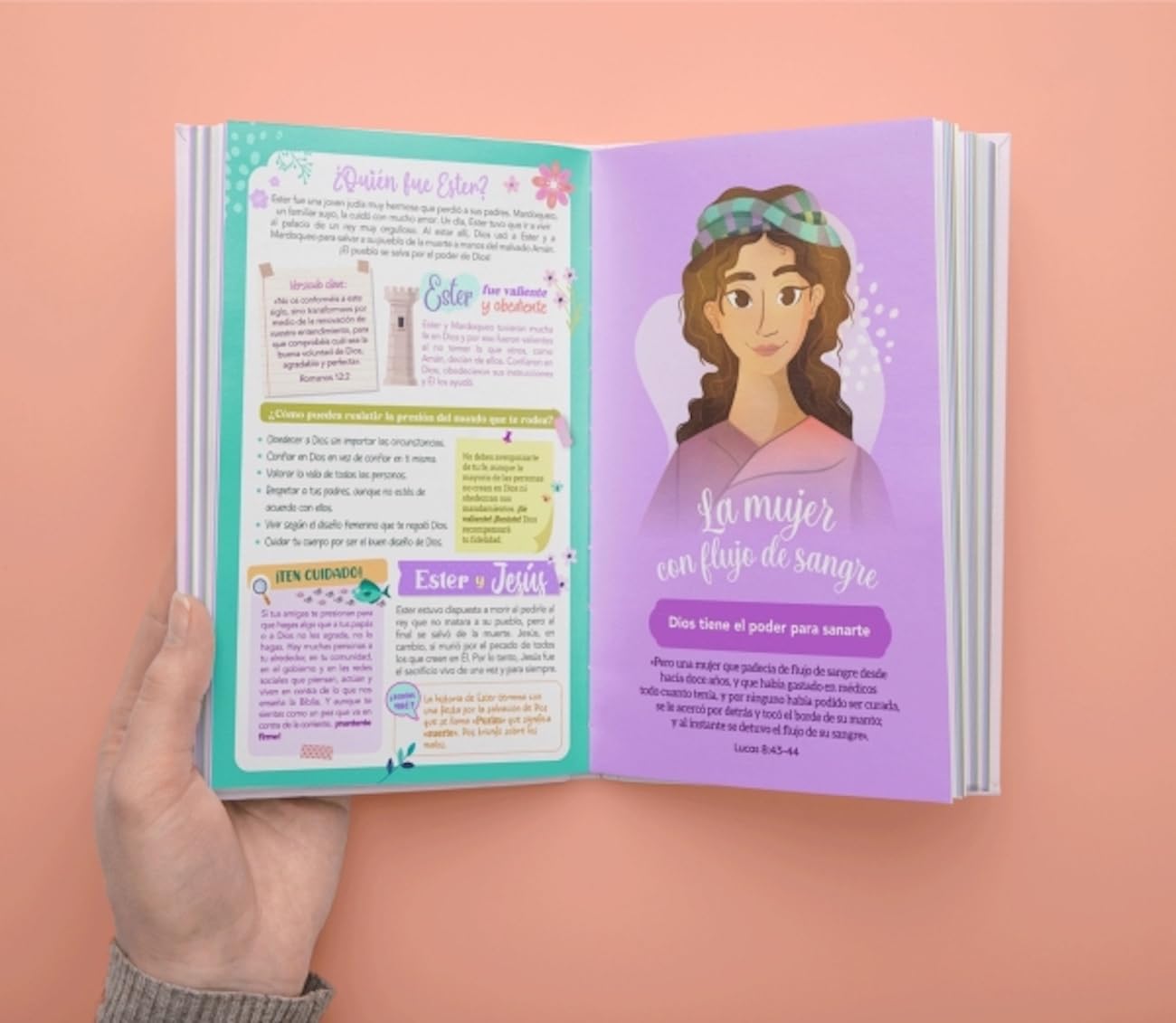 Biblia NTV de promesas para niñas rosa tapa dura