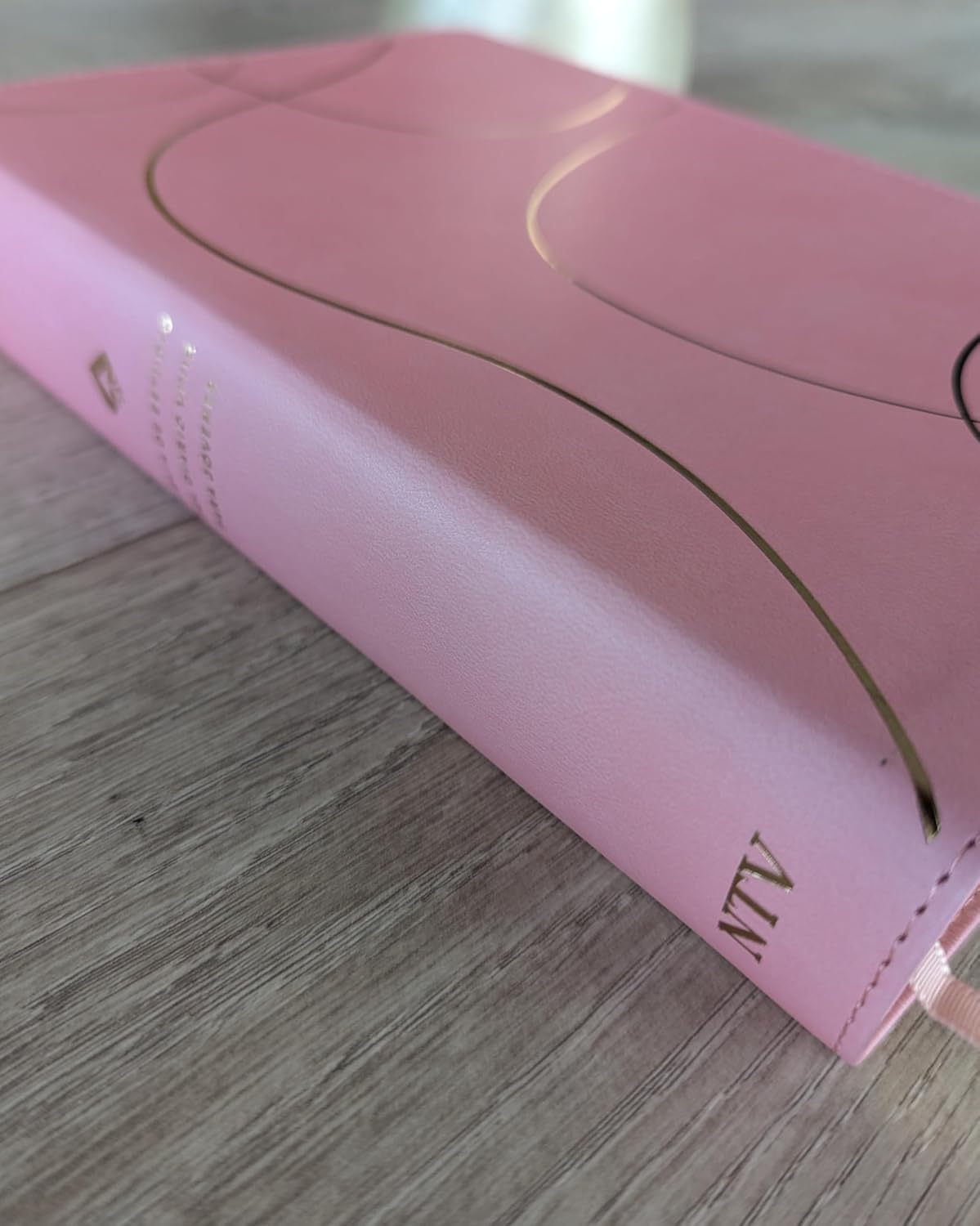 Biblia NTV Estudio diario vivir para jovenes con filament rosa sim piel 8.25pt