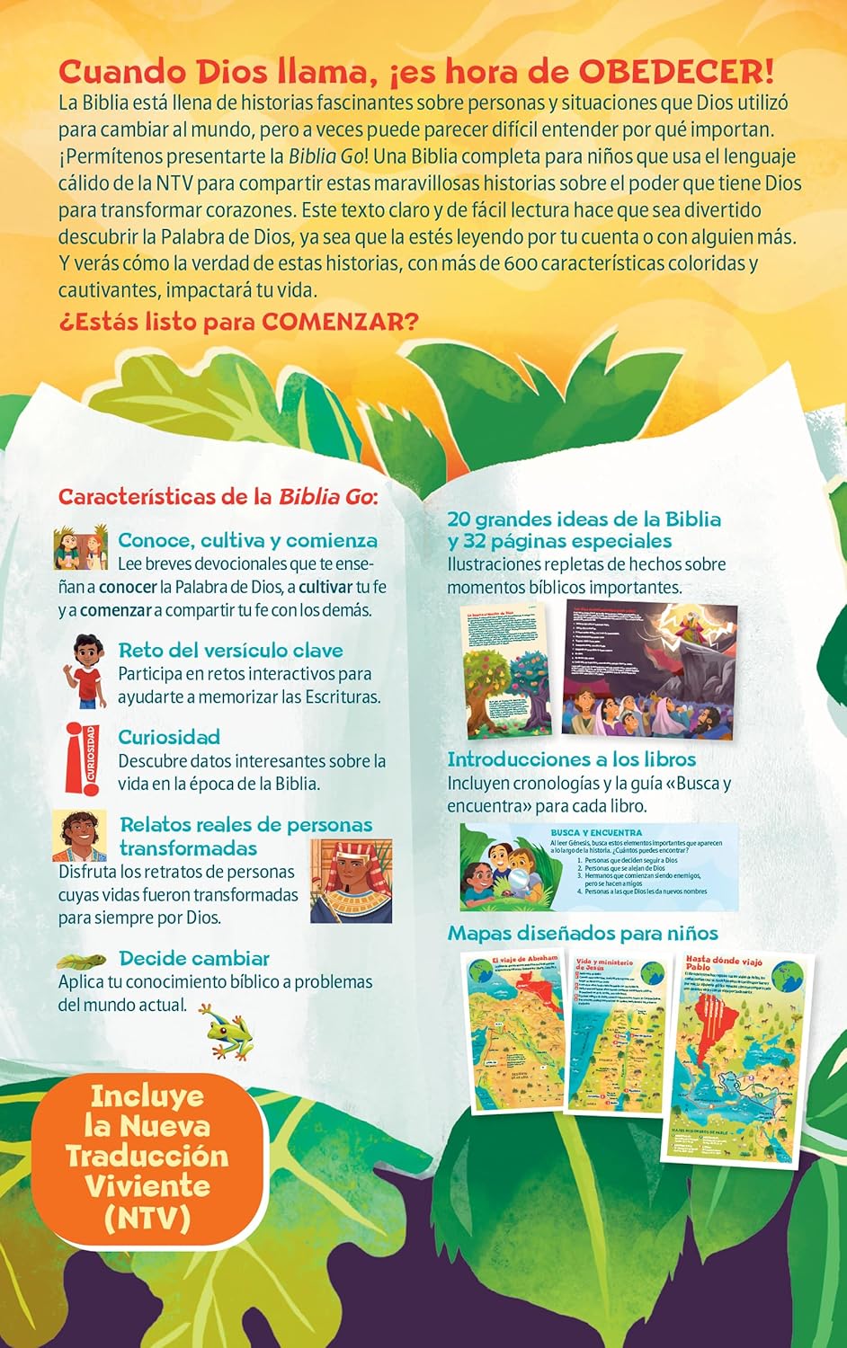 Biblia NTV GO para niños rústica 9.5pt