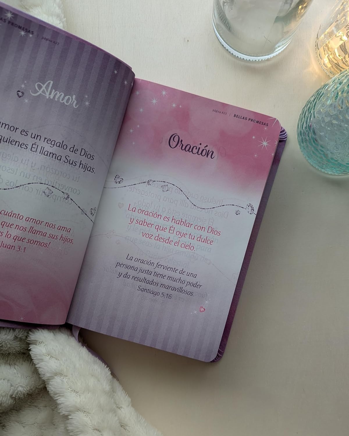 Biblia NTV Mi bella princesa rosa sim piel 6.6pt